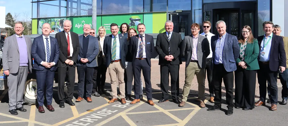The event saw staff from TIAH, Harper Adams University and the UK Agri-Tech Centre talk to Minister Zeichner and Defra staff about the future of farming and growing, and how technology and skills will help deliver that.