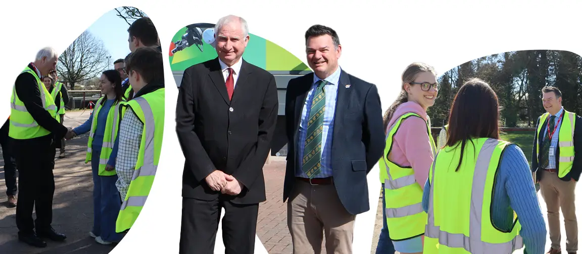 Minister Zeichner and TIAH Chief Executive spoke to students at Harper Adams about their education, their thoughts on continuing their development after their courses and the TIAH Learning Hub.